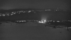 Horní část sjezdovky skiareálu Hlubočky