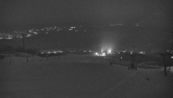 Horní část sjezdovky skiareálu Hlubočky