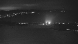 Horní část sjezdovky skiareálu Hlubočky