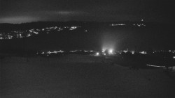 Horní část sjezdovky skiareálu Hlubočky