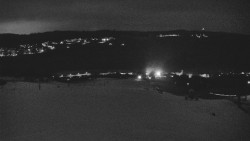 Horní část sjezdovky skiareálu Hlubočky