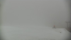 Horní část sjezdovky skiareálu Hlubočky