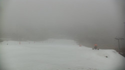 Horní část sjezdovky skiareálu Hlubočky