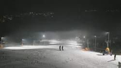 Horní část sjezdovky skiareálu Hlubočky