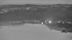 Horní část sjezdovky skiareálu Hlubočky