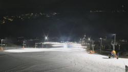 Horní část sjezdovky skiareálu Hlubočky