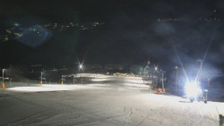 Horní část sjezdovky skiareálu Hlubočky