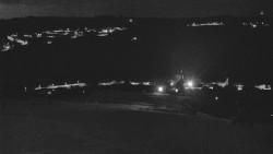 Horní část sjezdovky skiareálu Hlubočky