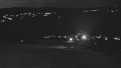 Horní část sjezdovky skiareálu Hlubočky