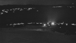 Horní část sjezdovky skiareálu Hlubočky