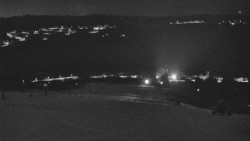 Horní část sjezdovky skiareálu Hlubočky