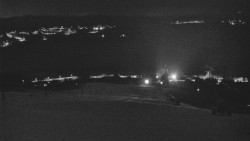 Horní část sjezdovky skiareálu Hlubočky