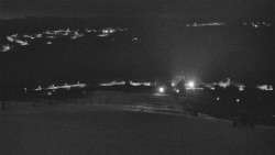 Horní část sjezdovky skiareálu Hlubočky