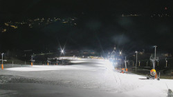 Horní část sjezdovky skiareálu Hlubočky