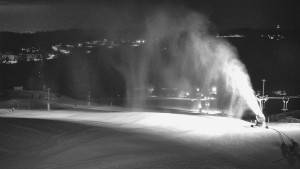 Skiareál Hlubočky - Horní část sjezdovky skiareálu Hlubočky - 16.2.2026 v 01:55