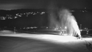 Skiareál Hlubočky - Horní část sjezdovky skiareálu Hlubočky - 16.2.2026 v 03:50