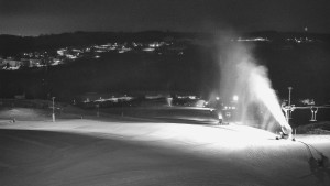 Skiareál Hlubočky - Horní část sjezdovky skiareálu Hlubočky - 16.2.2026 v 05:55