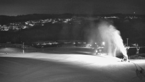 Skiareál Hlubočky - Horní část sjezdovky skiareálu Hlubočky - 16.2.2026 v 06:00