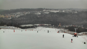 Skiareál Hlubočky - Horní část sjezdovky skiareálu Hlubočky - 16.2.2026 v 10:35