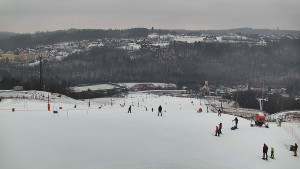 Skiareál Hlubočky - Horní část sjezdovky skiareálu Hlubočky - 16.2.2026 v 14:35