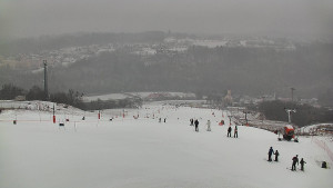 Skiareál Hlubočky - Horní část sjezdovky skiareálu Hlubočky - 16.2.2026 v 15:00