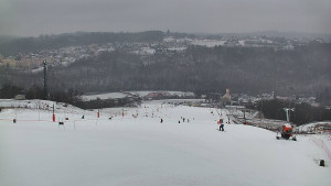 Skiareál Hlubočky - Horní část sjezdovky skiareálu Hlubočky - 16.2.2026 v 15:05