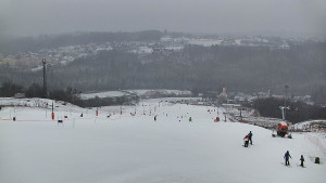 Skiareál Hlubočky - Horní část sjezdovky skiareálu Hlubočky - 16.2.2026 v 15:30