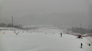 Skiareál Hlubočky - Horní část sjezdovky skiareálu Hlubočky - 16.2.2026 v 15:55