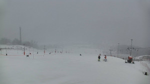Skiareál Hlubočky - Horní část sjezdovky skiareálu Hlubočky - 16.2.2026 v 16:10