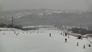 Skiareál Hlubočky - Horní část sjezdovky skiareálu Hlubočky - 16.2.2026 v 16:30