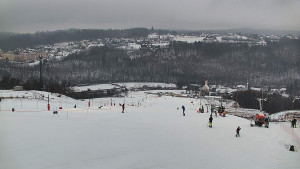Skiareál Hlubočky - Horní část sjezdovky skiareálu Hlubočky - 16.2.2026 v 16:45