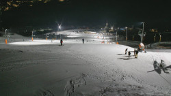 Horní část sjezdovky skiareálu Hlubočky