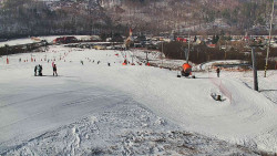 Horní část sjezdovky skiareálu Hlubočky