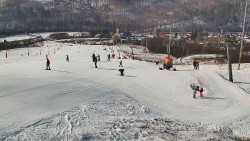 Horní část sjezdovky skiareálu Hlubočky