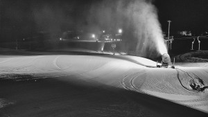 Skiareál Hlubočky - Horní část sjezdovky skiareálu Hlubočky - 21.2.2026 v 00:55 Skiareál Hlubočky - Horní část sjezdovky skiareálu Hlubočky - 21.2.2026 v 00:55