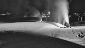 Skiareál Hlubočky - Horní část sjezdovky skiareálu Hlubočky - 21.2.2026 v 04:55