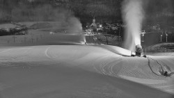 Horní část sjezdovky skiareálu Hlubočky