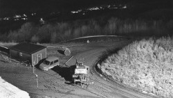 Horní část sjezdovky skiareálu Hlubočky