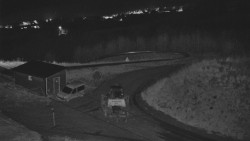 Horní část sjezdovky skiareálu Hlubočky