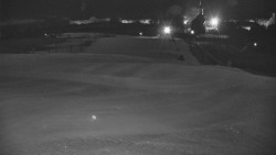 Horní část sjezdovky skiareálu Hlubočky