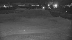 Horní část sjezdovky skiareálu Hlubočky