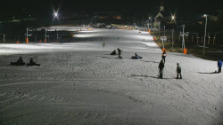 Horní část sjezdovky skiareálu Hlubočky