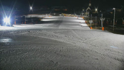 Horní část sjezdovky skiareálu Hlubočky