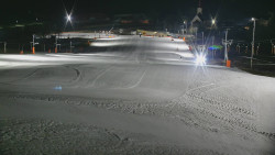 Horní část sjezdovky skiareálu Hlubočky