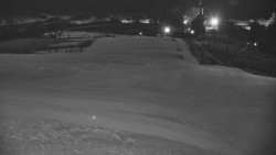 Horní část sjezdovky skiareálu Hlubočky