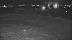 Horní část sjezdovky skiareálu Hlubočky