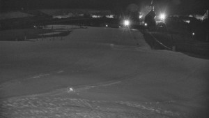 Skiareál Hlubočky - Horní část sjezdovky skiareálu Hlubočky - 2.3.2026 v 00:55