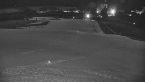 Skiareál Hlubočky - Horní část sjezdovky skiareálu Hlubočky - 2.3.2026 v 01:55