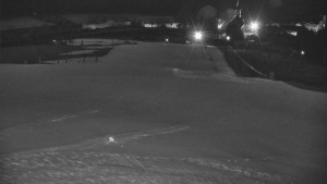 Skiareál Hlubočky - Horní část sjezdovky skiareálu Hlubočky - 2.3.2026 v 02:55