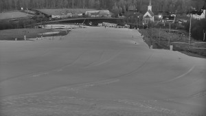 Skiareál Hlubočky - Horní část sjezdovky skiareálu Hlubočky - 2.3.2026 v 06:05